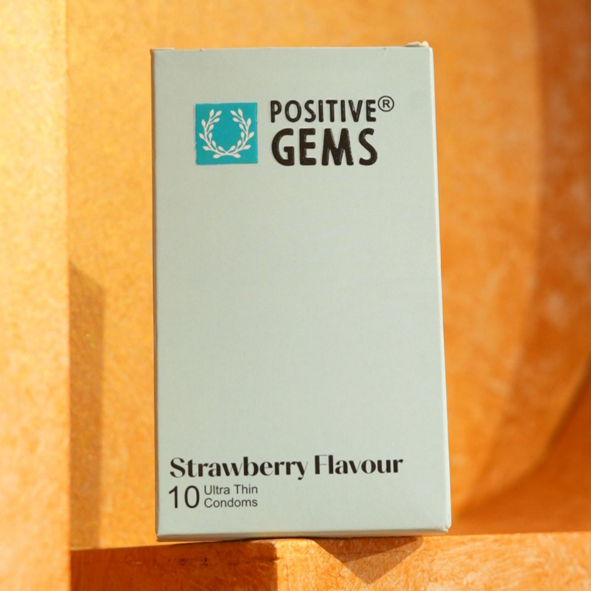 PositiveGems Strawberry Clear Condoms®